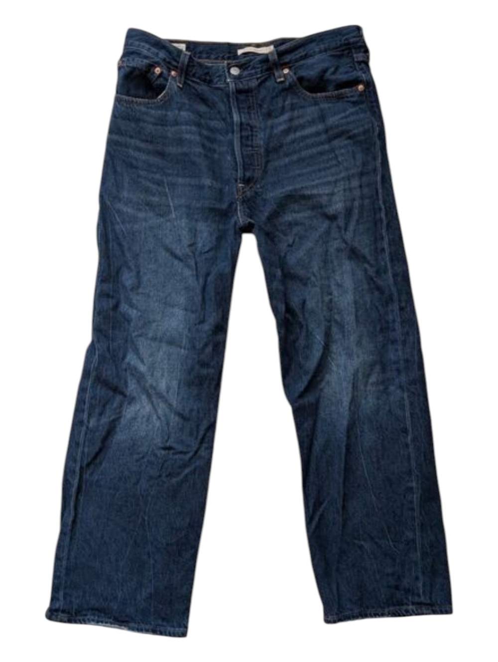 Levi Ribcage Straight Denim Jeans Button Fly